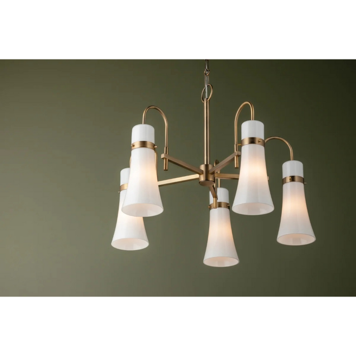 Troy F3427 Maple 5-lt 27" Chandelier