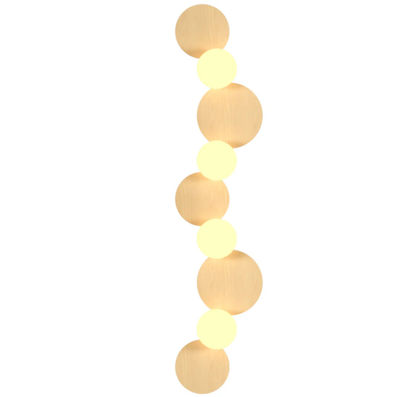 Accord 4224 Luna 4-lt 47" Tall Wall Lamp - Maple