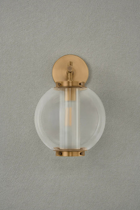 Troy B6214 Marco 1-lt 14" Tall Outdoor Wall Sconce - Patina Brass