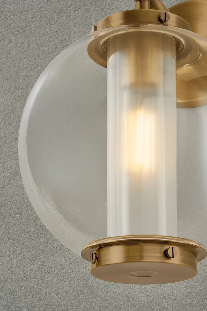 Troy B6214 Marco 1-lt 14" Tall Outdoor Wall Sconce - Patina Brass