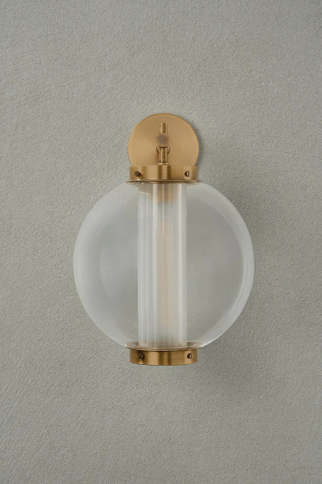 Troy B6218 Marco 1-lt 18" Tall Outdoor Wall Sconce - Patina Brass