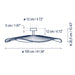 Bover Mediterrània PF/105 1-lt 41" LED Outdoor Semi-Flushmount, 0-10V