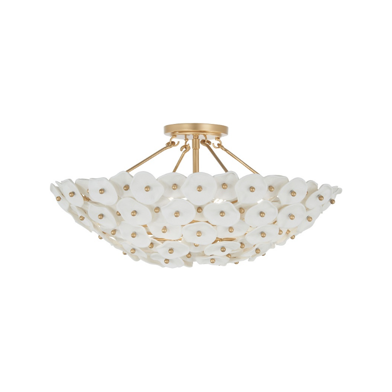 Metropolitan N1824 Coastlyn 4-lt 23" Semi Flush