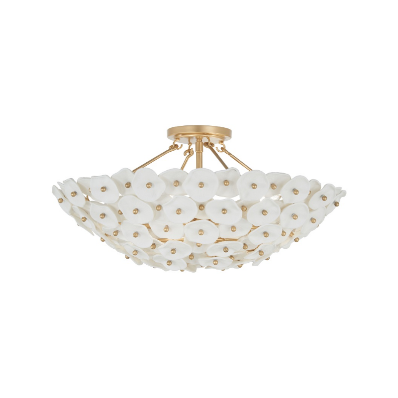 Metropolitan N1824 Coastlyn 4-lt 23" Semi Flush