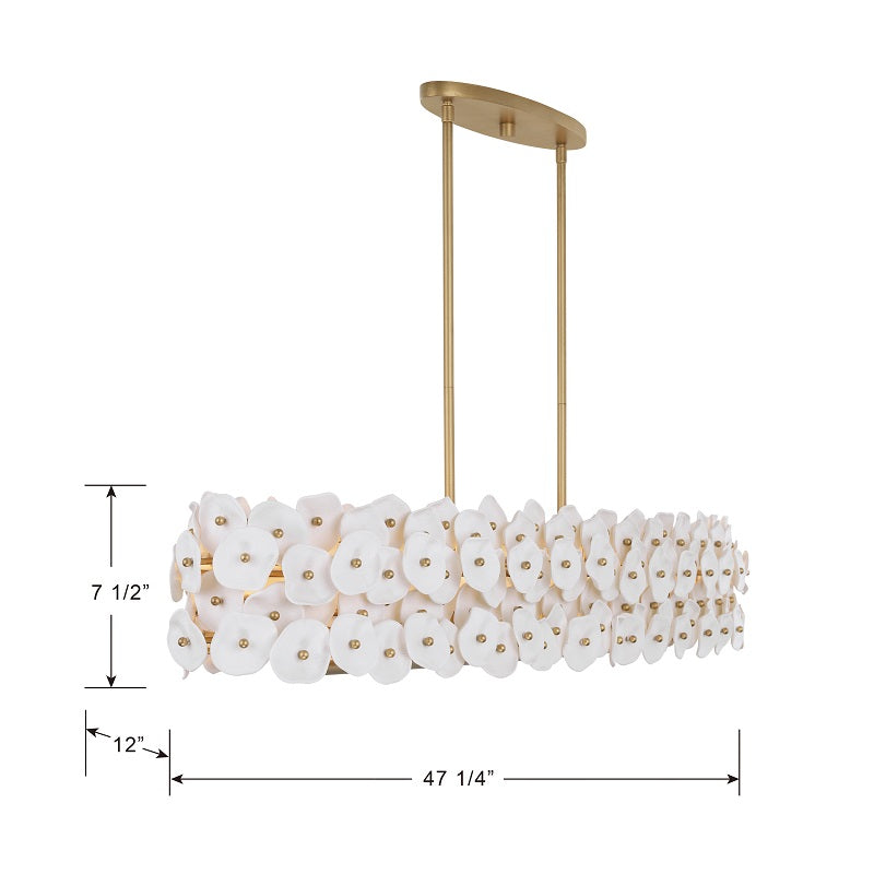 Metropolitan N1825 Coastlyn 6-lt 47" Linear Chandelier