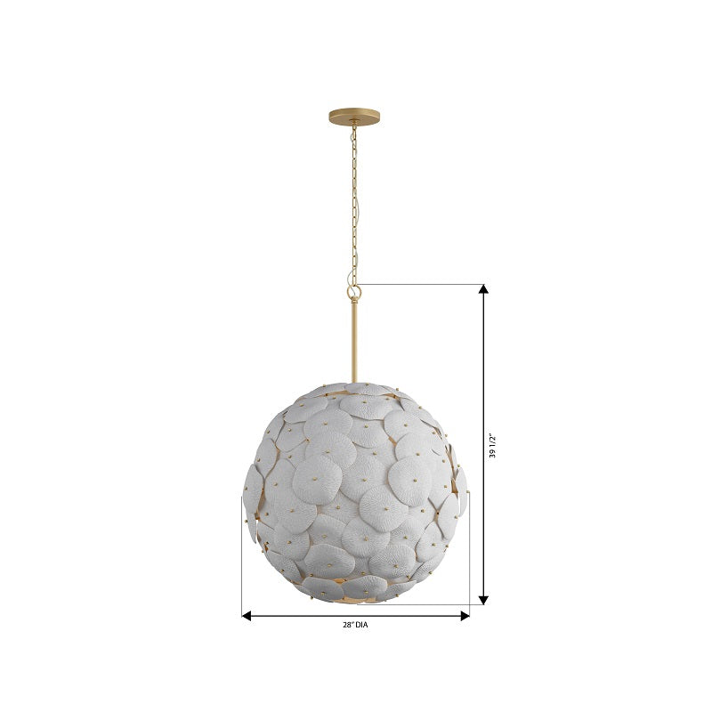 Metropolitan N1827 Coastlyn 7-lt 28" Pendant