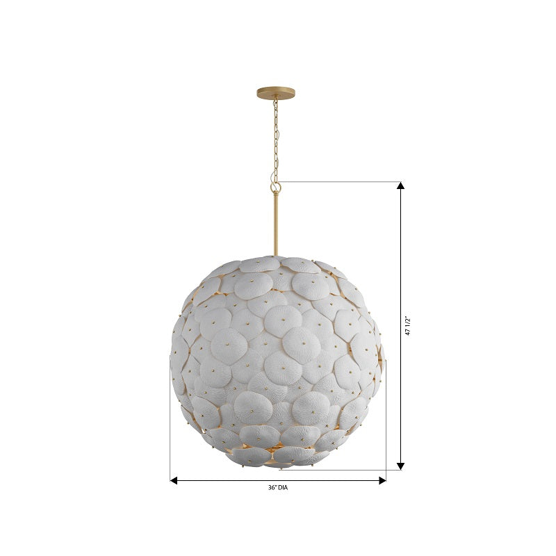 Metropolitan N1829 Coastlyn 9-lt 37" Pendant