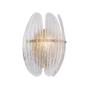 Metropolitan N2241 Marclaire 1-lt 12" Tall Wall Sconce - Legacy Brass/Clear