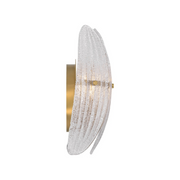 Metropolitan N2241 Marclaire 1-lt 12" Tall Wall Sconce - Legacy Brass/Clear