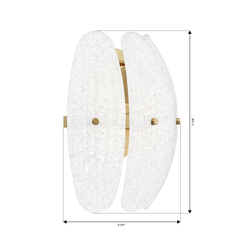 Metropolitan N2241 Marclaire 1-lt 12" Tall Wall Sconce