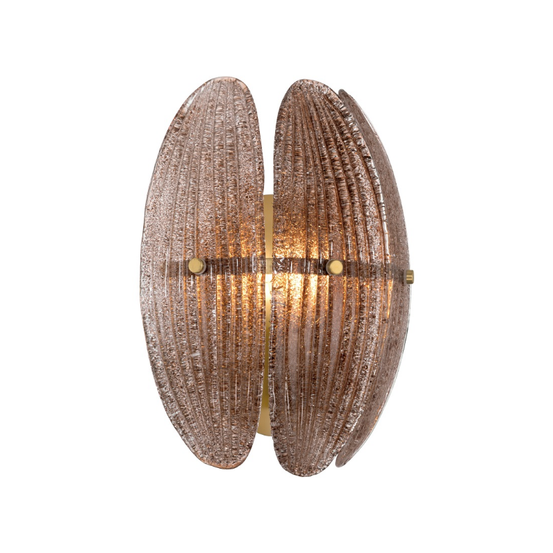 Metropolitan N2241 Marclaire 1-lt 12" Tall Wall Sconce - Legacy Brass/Brown