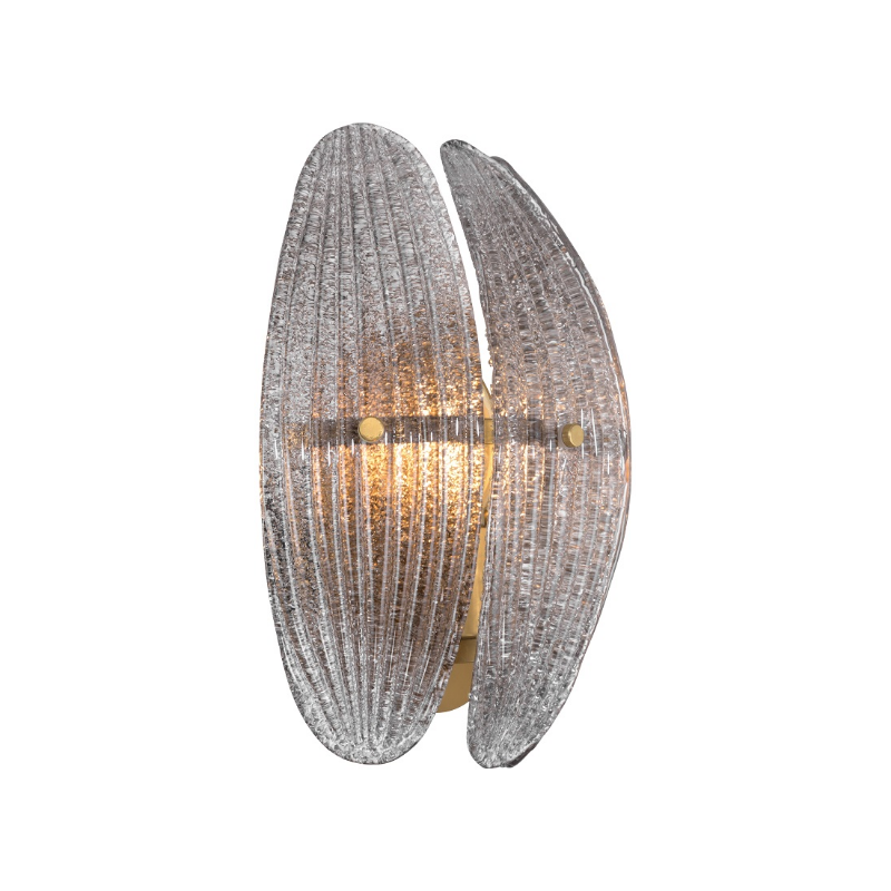 Metropolitan N2241 Marclaire 1-lt 12" Tall Wall Sconce - Legacy Brass/Grey