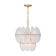 Metropolitan N2246 Marclaire 6-lt 20" Pendant - Legacy Brass/Clear Glass