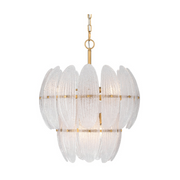 Metropolitan N2246 Marclaire 6-lt 20" Pendant - Legacy Brass/Clear Glass