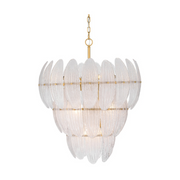 Metropolitan N2248 Marclaire 11-lt 27" Pendant - Legacy Brass/Clear Glass