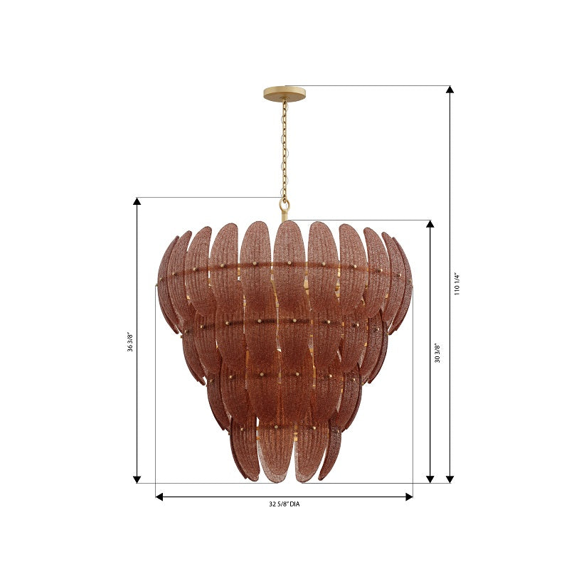 Metropolitan N2249 Marclaire 15-lt 33" Pendant