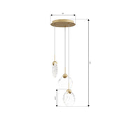 Metropolitan N2373 Briselle 3-lt 10" LED Pendant