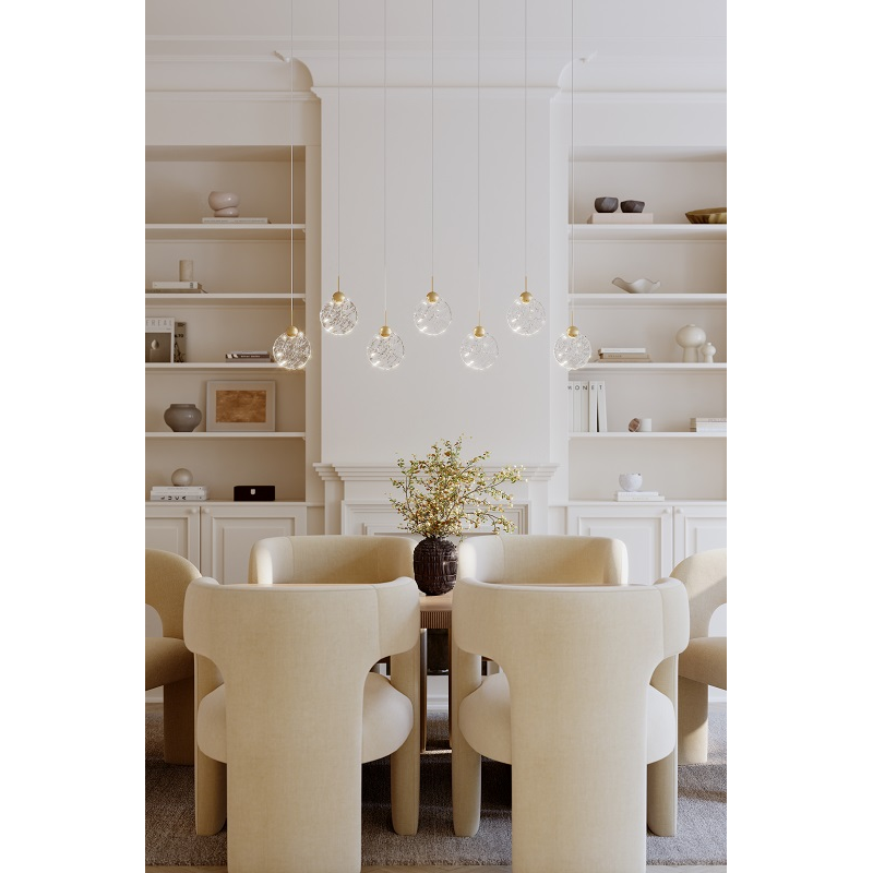 Metropolitan N2377 Briselle 7-lt 47" LED Pendant