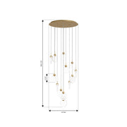 Metropolitan N2379 Briselle 13-lt 24" LED Pendant