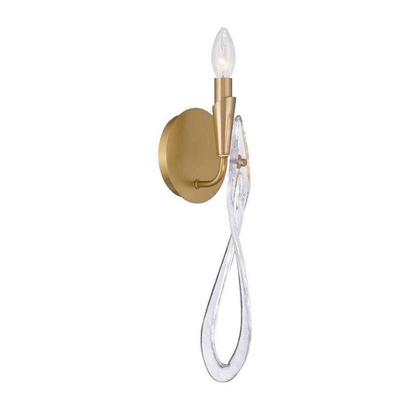Metropolitan N3121 Glassara 1-lt 17" Tall Wall Sconce
