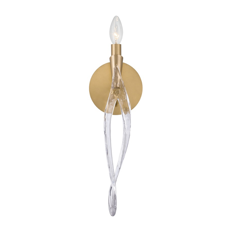 Metropolitan N3121 Glassara 1-lt 17" Tall Wall Sconce