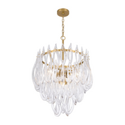 Metropolitan N3126 Glassara 6-lt 23" Pendant
