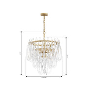 Metropolitan N3126 Glassara 6-lt 23" Pendant
