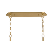 Metropolitan N3127 Glassara 8-lt 48" Linear Chandelier