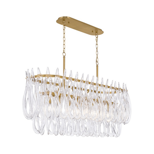 Metropolitan N3127 Glassara 8-lt 48" Linear Chandelier