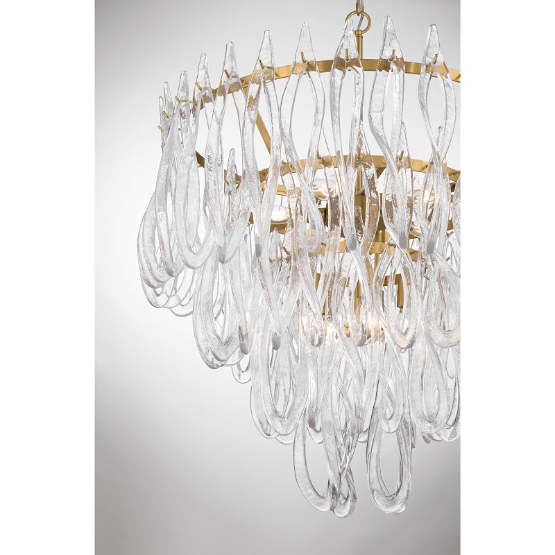 Metropolitan N3128 Glassara 10-lt 32" Pendant
