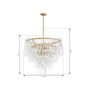 Metropolitan N3128 Glassara 10-lt 32" Pendant