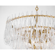 Metropolitan N3129 Glassara 15-lt 40" Pendant