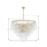 Metropolitan N3129 Glassara 15-lt 40" Pendant