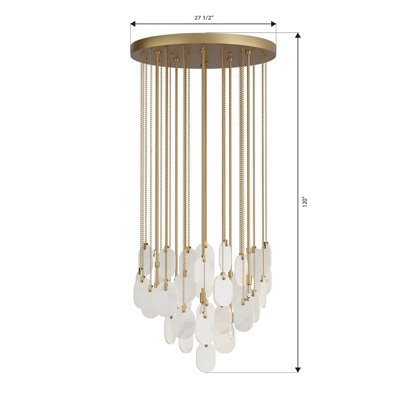 Metropolitan N3676 Velisse 6-lt 28" Pendant