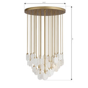 Metropolitan N3678 Velisse 8-lt 36" Pendant