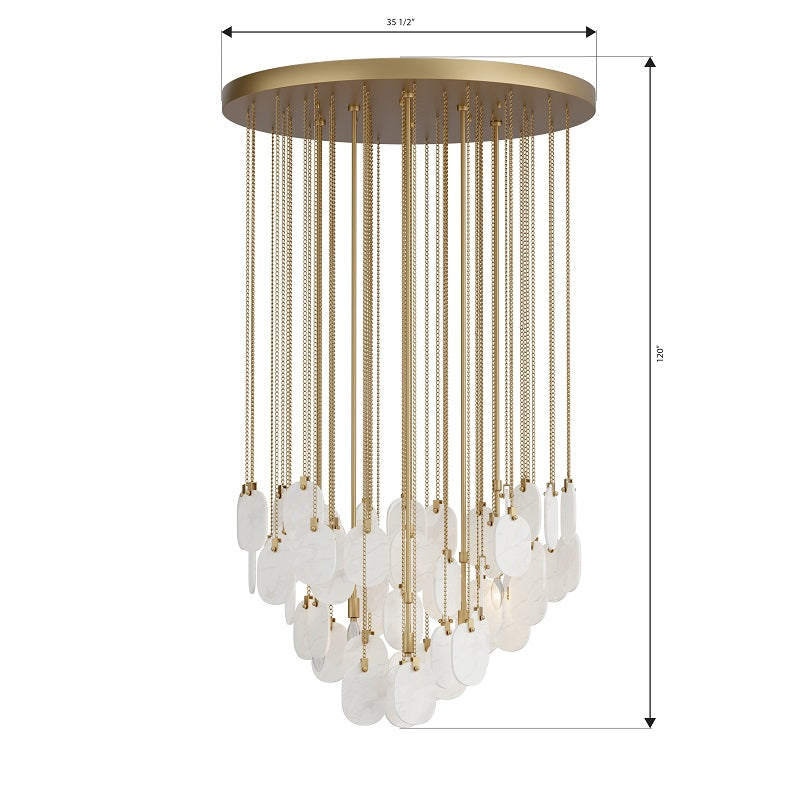 Metropolitan N3678 Velisse 8-lt 36" Pendant