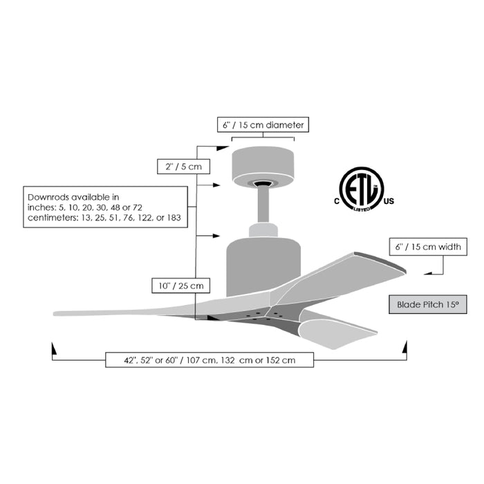 Matthews Fan Nan 42" Ceiling Fan