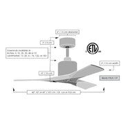 Matthews Fan Nan 52" Ceiling Fan