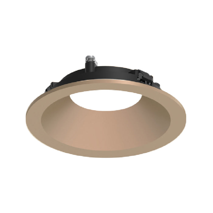 Nora NAPF-3RDN 3" Apollo Round Flanged Downlight Trim with Clear Lens - Wheat Diffused