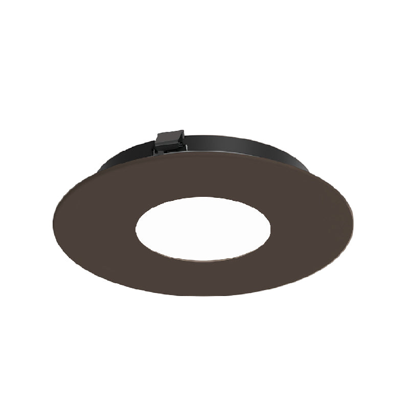 Nora NAPF-3RPH 3" Apollo Round Flanged Pinhole Trim with Clear Lens