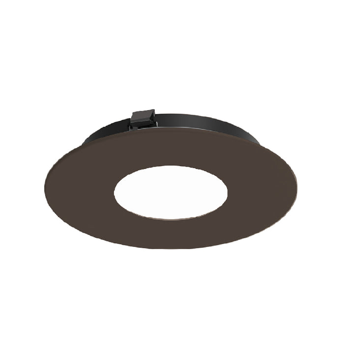Nora NAPF-3RPH 3" Apollo Round Flanged Pinhole Trim with Clear Lens