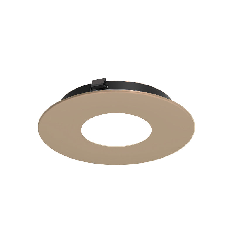 Nora NAPF-3RPH 3" Apollo Round Flanged Pinhole Trim with Clear Lens