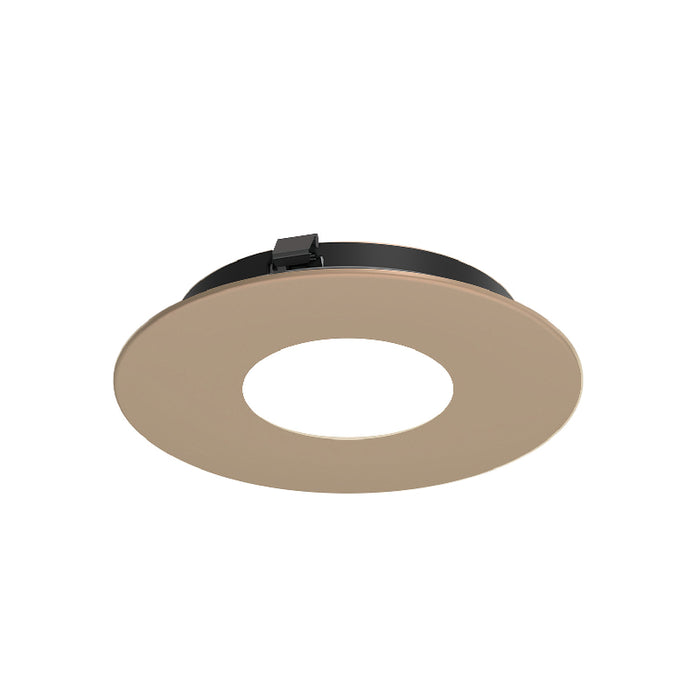 Nora NAPF-3RPH 3" Apollo Round Flanged Pinhole Trim with Clear Lens
