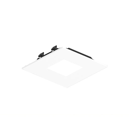 Nora NAPF-3SPH 3" Apollo Square Flanged Pinhole Trim - Matte Powder White