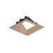 Nora NAPF-3SWW 3" Apollo Square Flanged Wall Wash Trim - Wheat Diffused