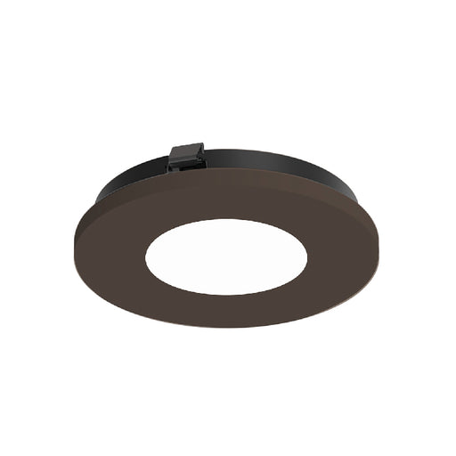 Nora NAPT-3RPH 3" Apollo Round Trimless Pinhole Trim with Clear Lens - Bronze