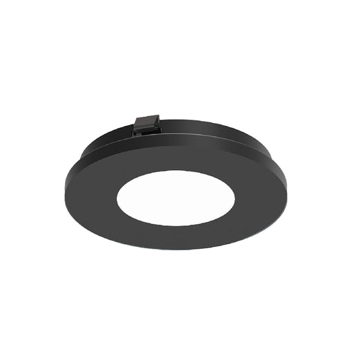 Nora NAPT-3RPH 3" Apollo Round Trimless Pinhole Trim with Clear Lens - Black