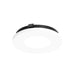 Nora NAPT-3RPH 3" Apollo Round Trimless Pinhole Trim - Matte Powder White
