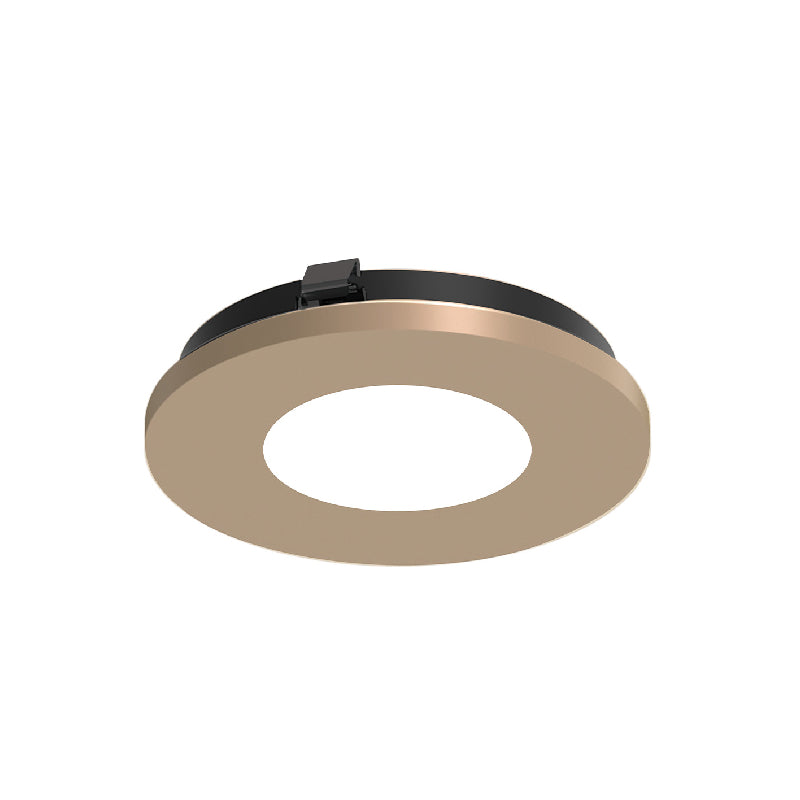 Nora NAPT-3RPH 3" Apollo Round Trimless Pinhole Trim with Clear Lens - Wheat Diffused
