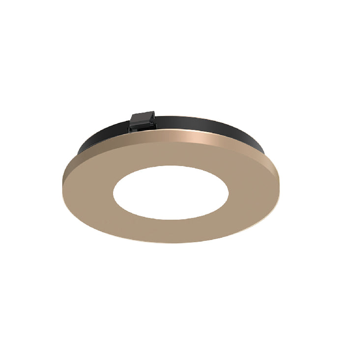 Nora NAPT-3RPH 3" Apollo Round Trimless Pinhole Trim - Wheat Diffused
